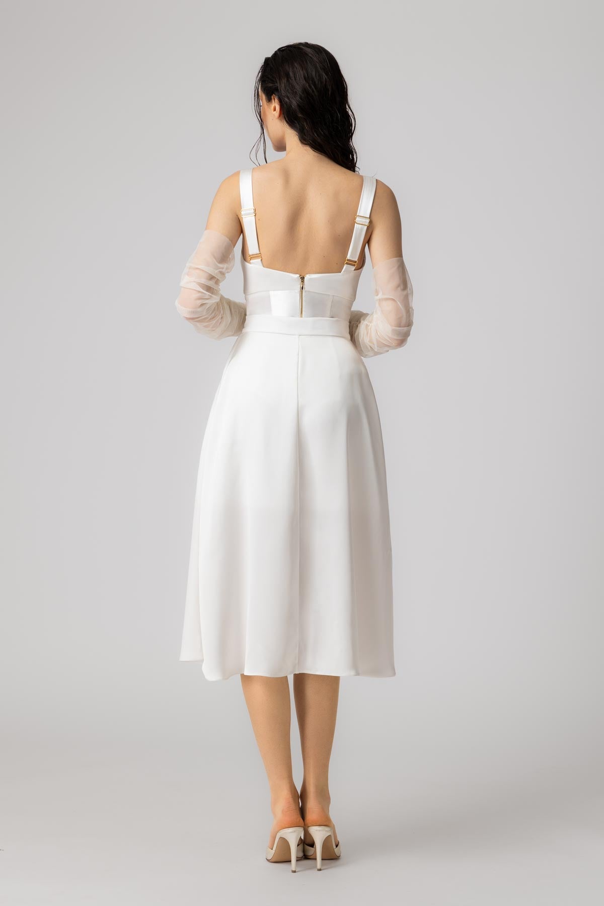 Sheer Gloves White