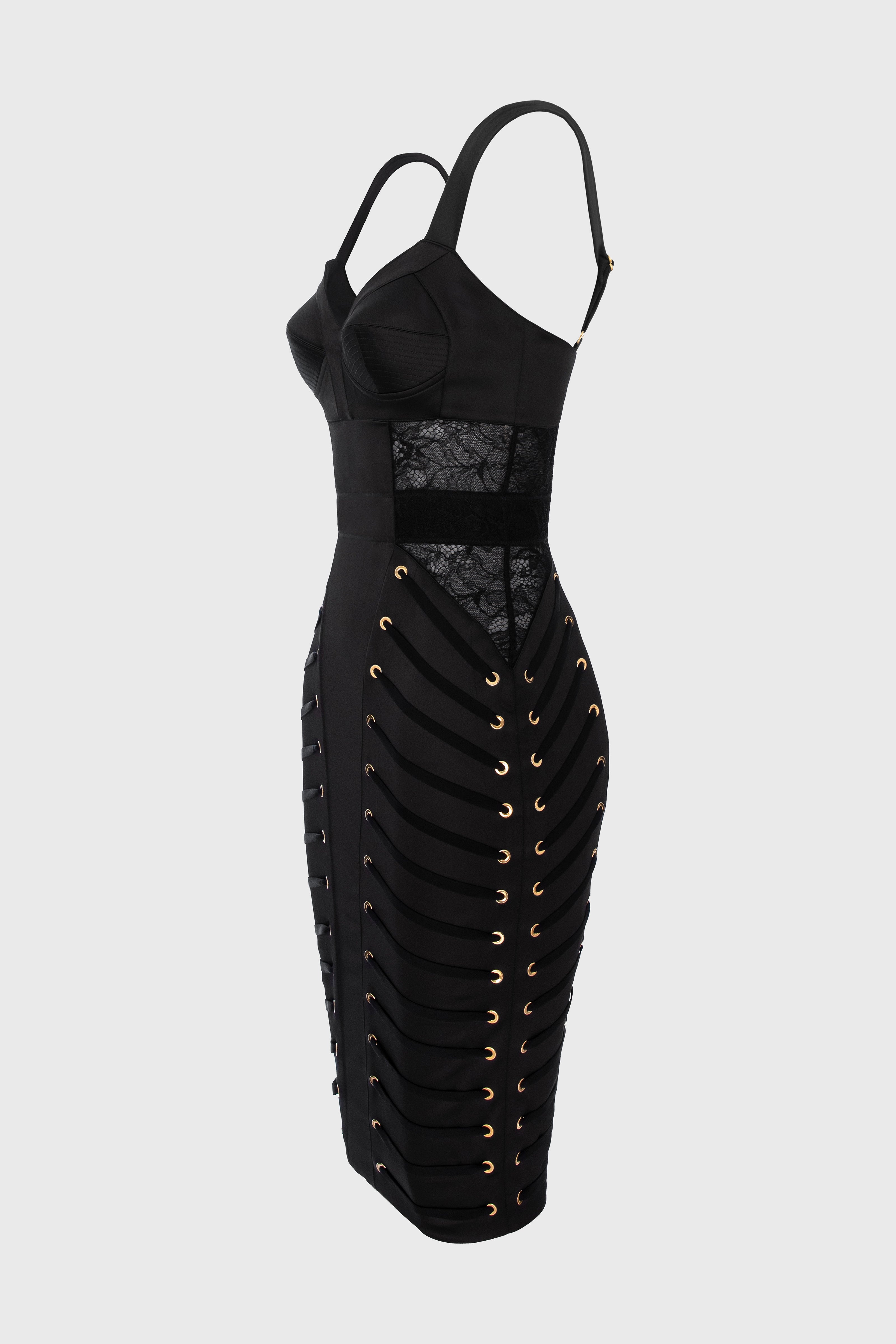 Zest Midi Dress Black
