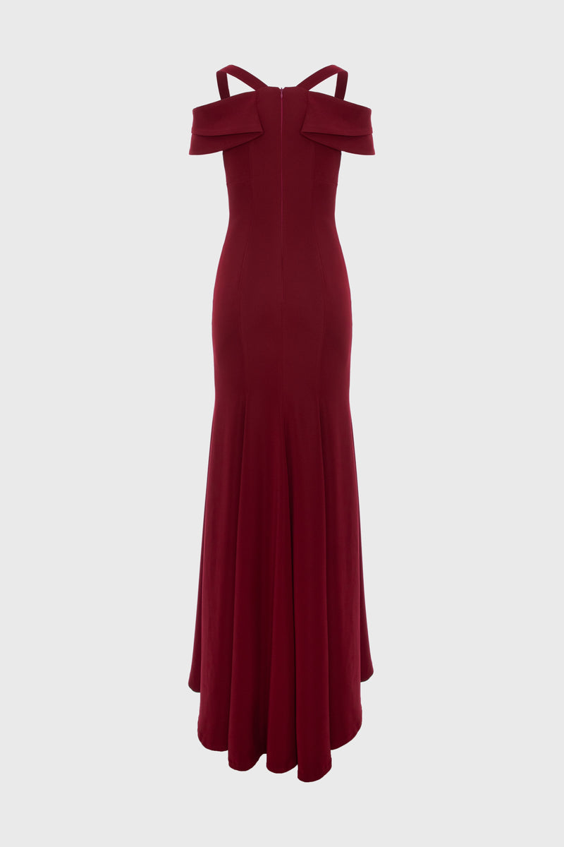 Candy Long Dress Wine