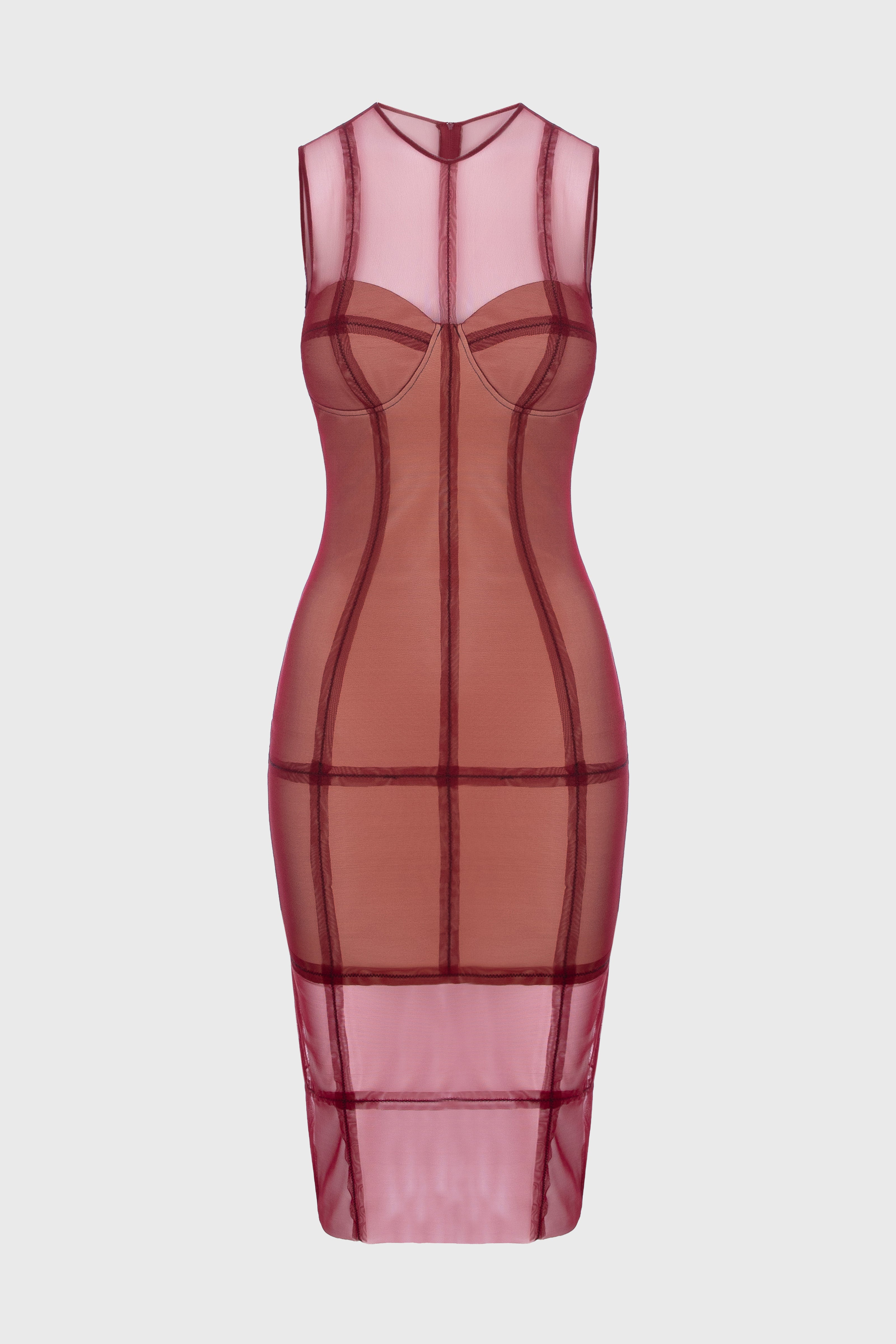 Figure Dress Wine