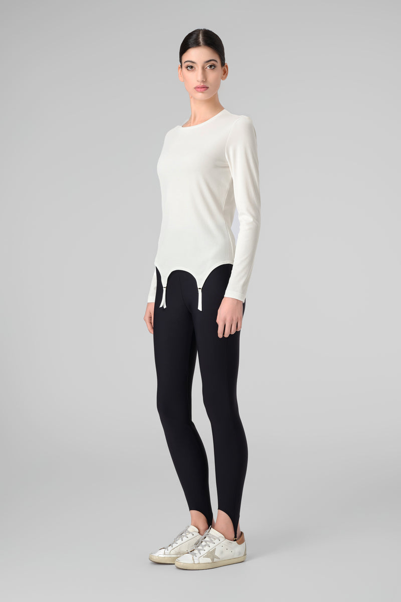 Garter Blouse White