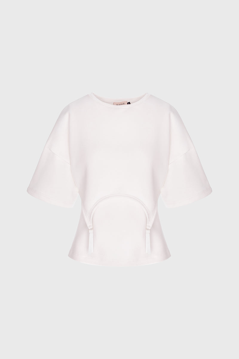 Garter T-Shirt White
