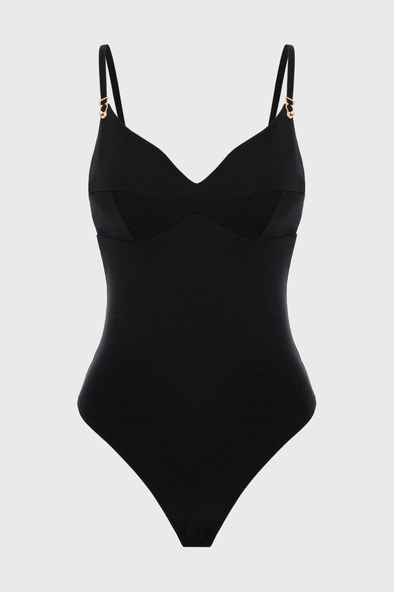 Skin Bodysuit Black